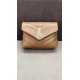 LOULOU TOY BAG IN Y-QUILTED LEATHER Gold-Tone Caramel High