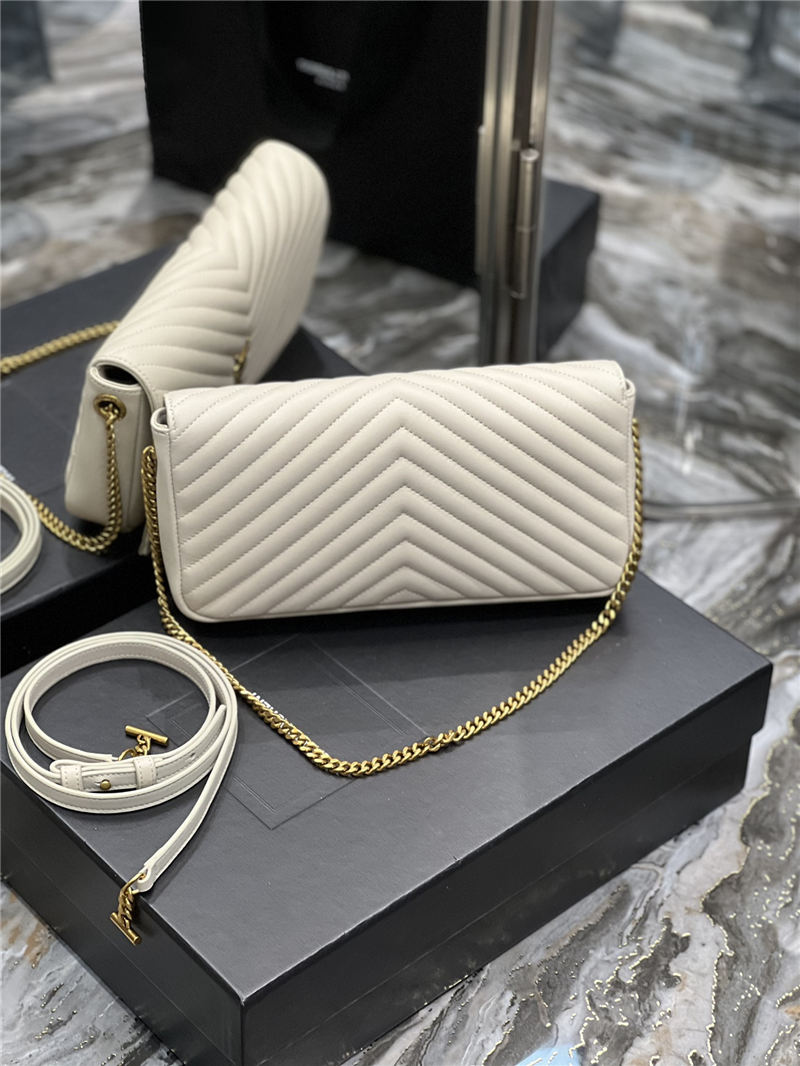 KATE 99 SUPPLE BAG IN QUILTED LAMBSKIN White High