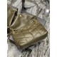 LOULOU PUFFER MEDIUM BAG IN QUILTED LAMBSKIN Gold-Tone Green High