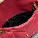 LOULOU PUFFER MEDIUM BAG IN QUILTED LAMBSKIN Gold-Tone Red High