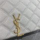 BECKY SMALL CHAIN BAG IN QUILTED LAMBSKIN White High