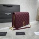 BECKY SMALL CHAIN BAG IN QUILTED LAMBSKIN Burgundy High