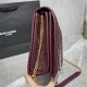 BECKY SMALL CHAIN BAG IN QUILTED LAMBSKIN Burgundy High